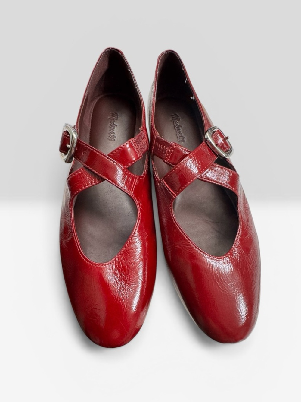 Madewell Remy Crisscross Mary Jane Flats Size 9